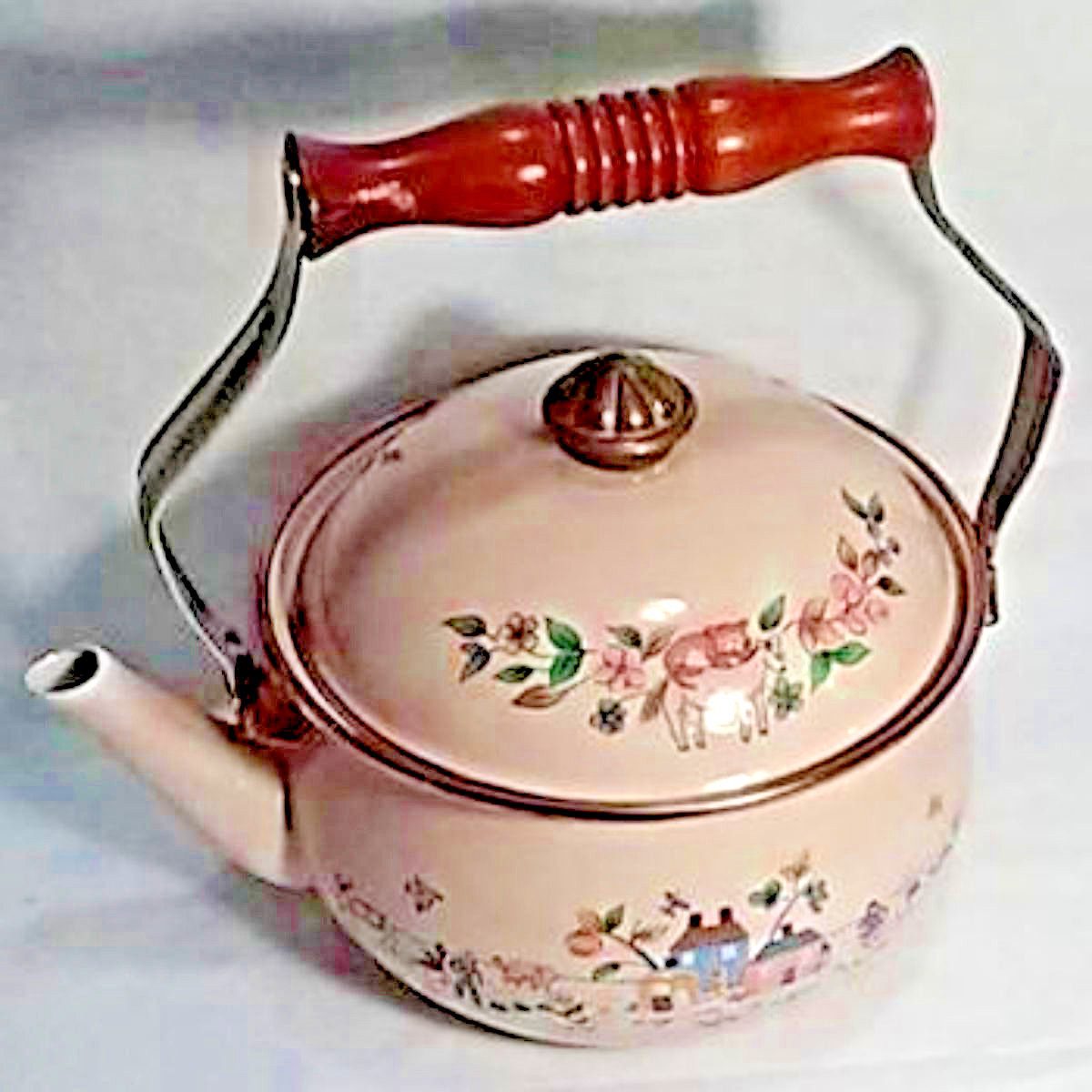 HAND-PAINTED!! Dutch Farm Enamel 