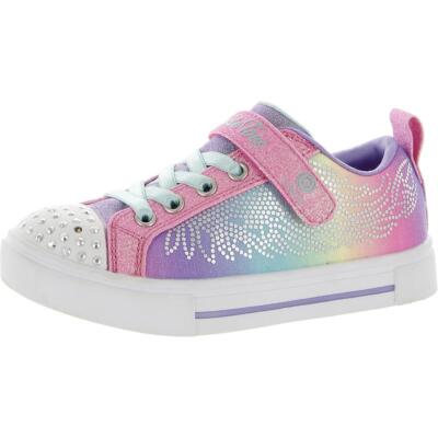 

Туфли Twinkle Toes от Skechers Girls Winged Magic Pink Light-Up Shoes BHFO 3200, Hot pink/multi