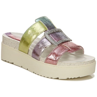 Женские босоножки на плоской подошве Franco Sarto Patricia розового цвета 8 Medium (B,M) BHFO 5433