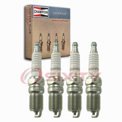 4 pc Champion Copper Plus 304 Spark Plugs for RS9YC R44LT Q6TC Q6RTC HR7DC wb