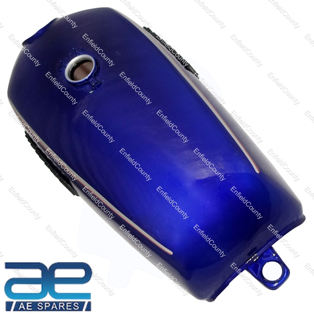 Yamaha RX100 RX125 Dark Blue Petrol Fuel Tank With Lid Cap + Tap  