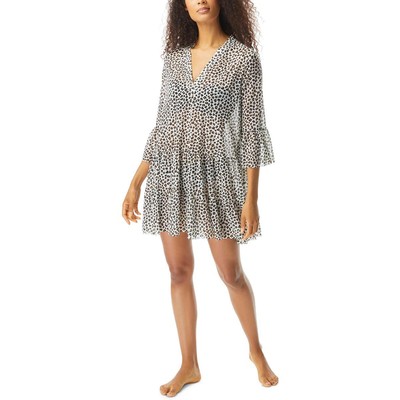 Coco Reef, женская коричневая пляжная одежда, летнее платье-накидка, M BHFO 1538