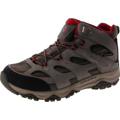Женские серые походные ботинки Merrell с круглым носком на шнуровке 7 Medium (B,M) BHFO 7968