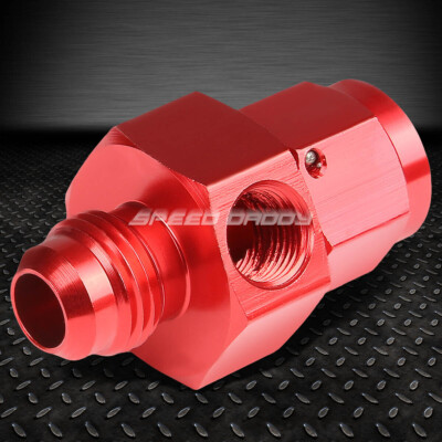 6AN AN6 AN-6 РАЗЪЕМНЫЙ РАЗЪЕМ ДЛЯ РАЗЪЕМОВ ТИПА ШТЕКЕР-РОЗЕТКА 1/8 NPT С КРАСНЫМ АЛЮМИНИЕВЫМ ФИТИНГОМ