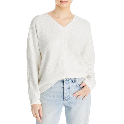 

Женский вязаный пуловер с v-образным вырезом и завязками на спине Alison Andrews BHFO 5862