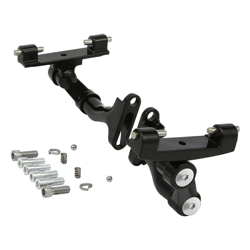 Adjustable Rear Footboard Mounts Kit For Harley Touring Street Glide