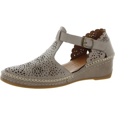 

Женские босоножки на танкетке Airy Taupe Spring Step 38 Medium (B,M) BHFO 5405, Gravel grey/white, AIRY
