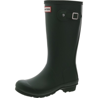 Ботинки Hunter Boys Original Green Rain Boots 2 среднего размера (D) для маленьких детей BHFO 1560