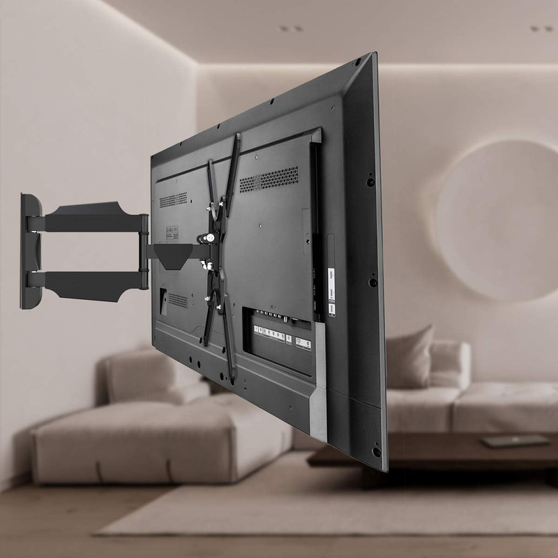 Adjustable TV Wall Mount Swivel and Tilt TV Arm Bracket for Most 32-55 Inch LED,