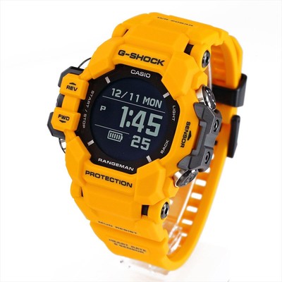 Pre-owned Casio Rangeman Gpr-h1000-9jr Black Gps Heart Rate Unisex Watch In Box