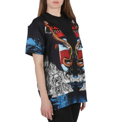 BURBERRY BURBERRY MERMAID LIGHTHOUSE GRAPHIC PRINT T-SHIRT