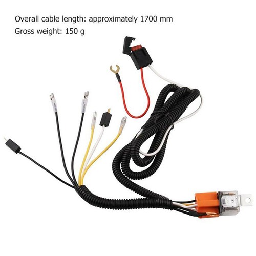 12V New Horn Wiring Harness Relay Kit For Car Truck Grille Mounting