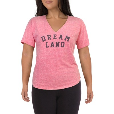 

Женский розовый пижамный топ с рисунком Lucky Brand Dreamland  BHFO 0704