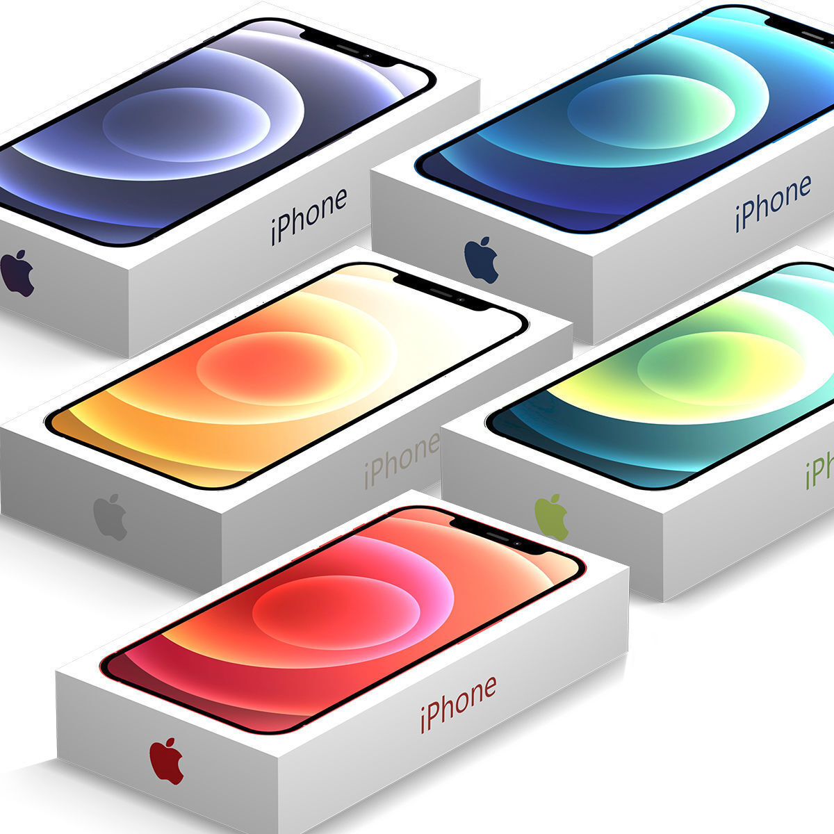 New Sealed Apple iPhone 12 5G 64GB/128GB/256GB (Unlocked