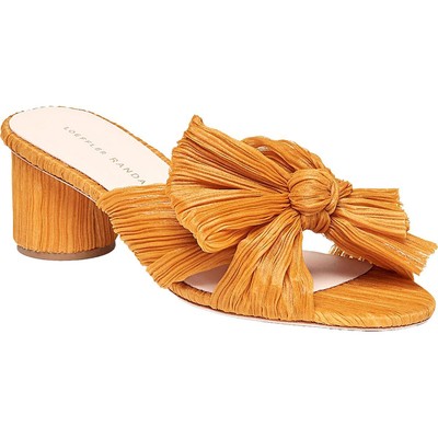 Женские босоножки Loeffler Randall Emilia Gold Slide, размер 6, средний (B,M), BHFO 9950