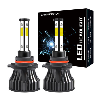 SHENKENUO 9005 LED Headlight Super Bright Bulbs Kit White Hi/Low Beam Lights