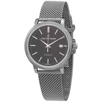 Pre-owned Carl F Bucherer Carl F. Bucherer Adamavi 39mm Automatic Grey Dial Men's Watch 00.10314.08.33.21