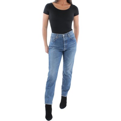 

Женские прямые джинсы Alexxis с высокой посадкой AG Adriano Goldschmied BHFO 1994 г., Alexxis