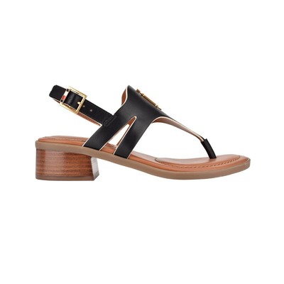 Женские босоножки-стринги Tommy Hilfiger Ezma черного цвета, размер 9, средний (B,M), BHFO 7516