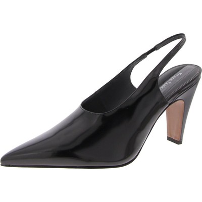 Franco Sarto Womens Sorrento Black Slingback Heels 11 Medium (B,M) BHFO 2838