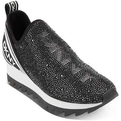 

DKNY Женские черные повседневные и модные кроссовки Abbi 6.5 Medium (B,M) BHFO 8494, Black/gunmetal, Abbi
