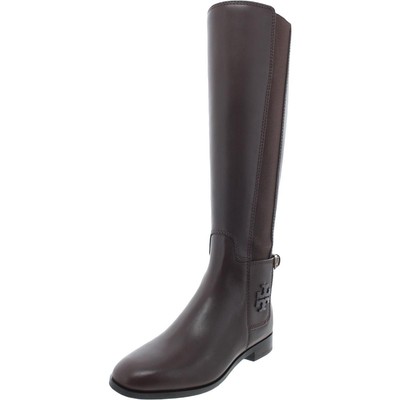 

Tory Burch Womens Wyatt 2 Brown Knee High Boots Shoes 11 Medium (B,M) BHFO 0914, Burnt chocolate/burnt chocolate