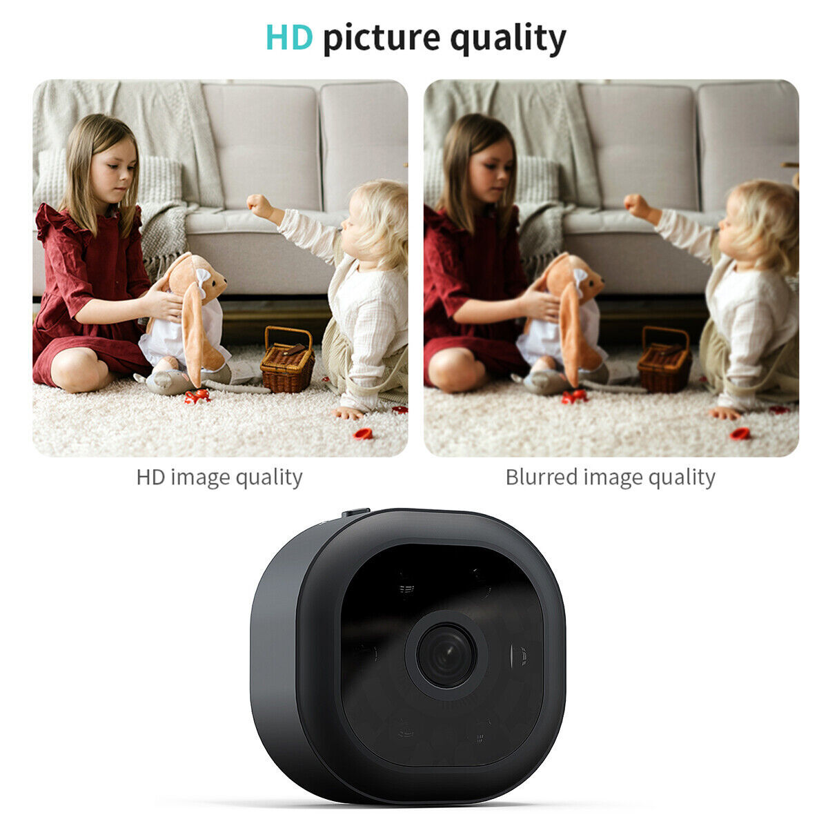 CCTV WiFi Nanny Monitor Camera Wireless MINI Indoor Home Security Surveillance
