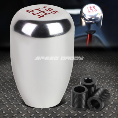 JDM TYPE-R STYLE MT /МЕХАНИЧЕСКАЯ КОРОБКА ПЕРЕДАЧ С 5 СКОРОСТЯМИ СЕРЕБРИСТАЯ АЛЮМИНИЕВАЯ РУЧКА ПЕРЕКЛЮЧЕНИЯ ПЕРЕДАЧ