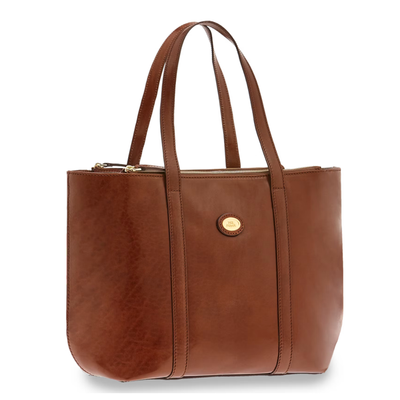 The Bridge Women s Shopping Bag Story Line Brown Leather 04275101 14