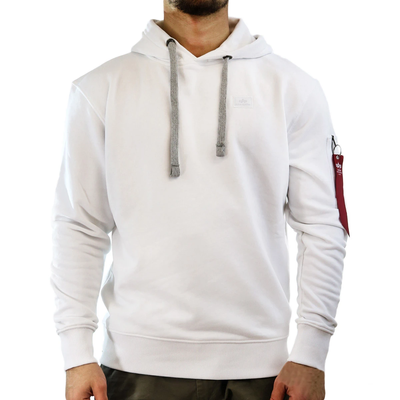 Alpha Industries Inc X-Fit Hoodie 158321-09 - white