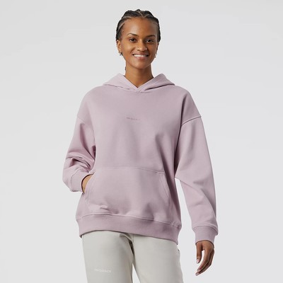 

New Balance Wmns Athletics Nature State French Terry Hoodie Women фиолетовая тень, Фиолетовый