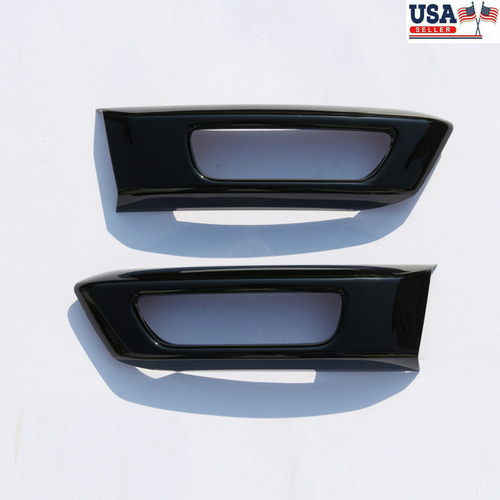 For Land Rover Range Rover Sport 2014-2017 Front Fog Light Cover Trim ABS Black