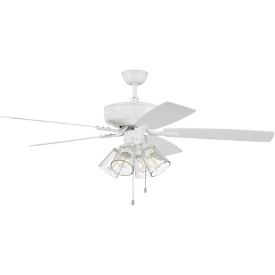 Craftmade P104W5-52WWOK Pro Plus 104 Indoor Ceiling Fan White