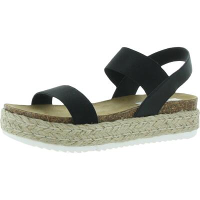 Steve Madden/ женские босоножки на плоской подошве без застежки из пробки Jaklin на платформе BHFO 3096
