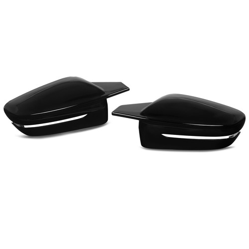 For BMW G20 G21 G30 G31 330i 550i Gloss Black Side Mirror Caps Rearview Cover