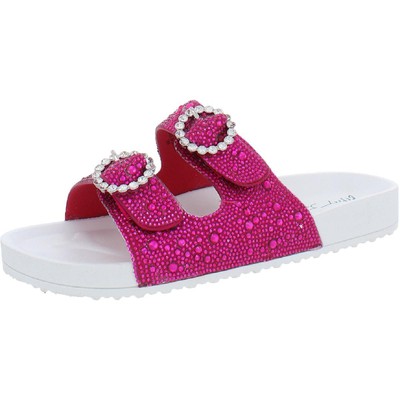 

Розовые женские шлепанцы Betsey Johnson Trudy 7 Medium (B,M) BHFO 4749, Fuchsia, Trudy