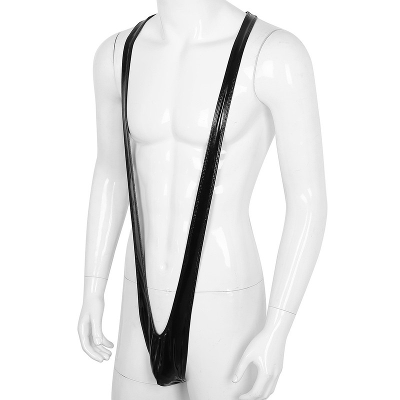 Men Body Chest Harness Jockstrap Lingerie Wrestling Singlet Bodysuit Underwear
