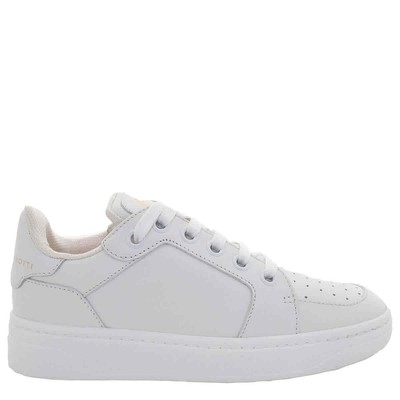 Pre-owned Giuseppe Zanotti Ladies White Low Top Gz94 Sneakers