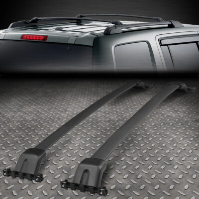 FOR 09-15 HONDA PILOT BLACK COATED ALUMINUM OE STYLE ROOF RA