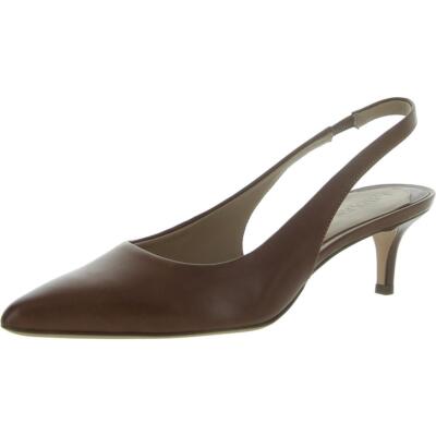 Lauren Ralph Lauren Womens LOLAH II Leather Kitten Heel Pumps Shoes BHFO 8229