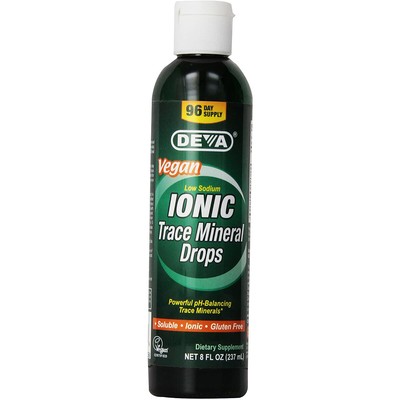 Deva Vegan Low Sodium Ionic Trace Mineral Drops 8 oz