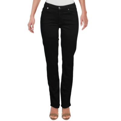 

7 For All Mankind Женские черные джинсы прямого кроя KIMMIE  BHFO 2541, Черный
