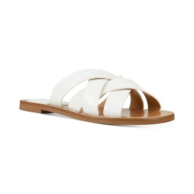 

Женские белые сандалии на плоской подошве Nine West Cade 3, туфли 11, средние (B,M) BHFO 5556, Белый, Cade 3