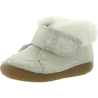 

Бежевые кожаные ботинки Stride Rite Mateo 4 Medium (B,M) для малышей BHFO 0907, Champagne, Mateo