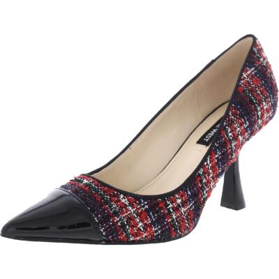 Женские туфли-лодочки Nine West без шнурков в клетку с острым носком BHFO 7658