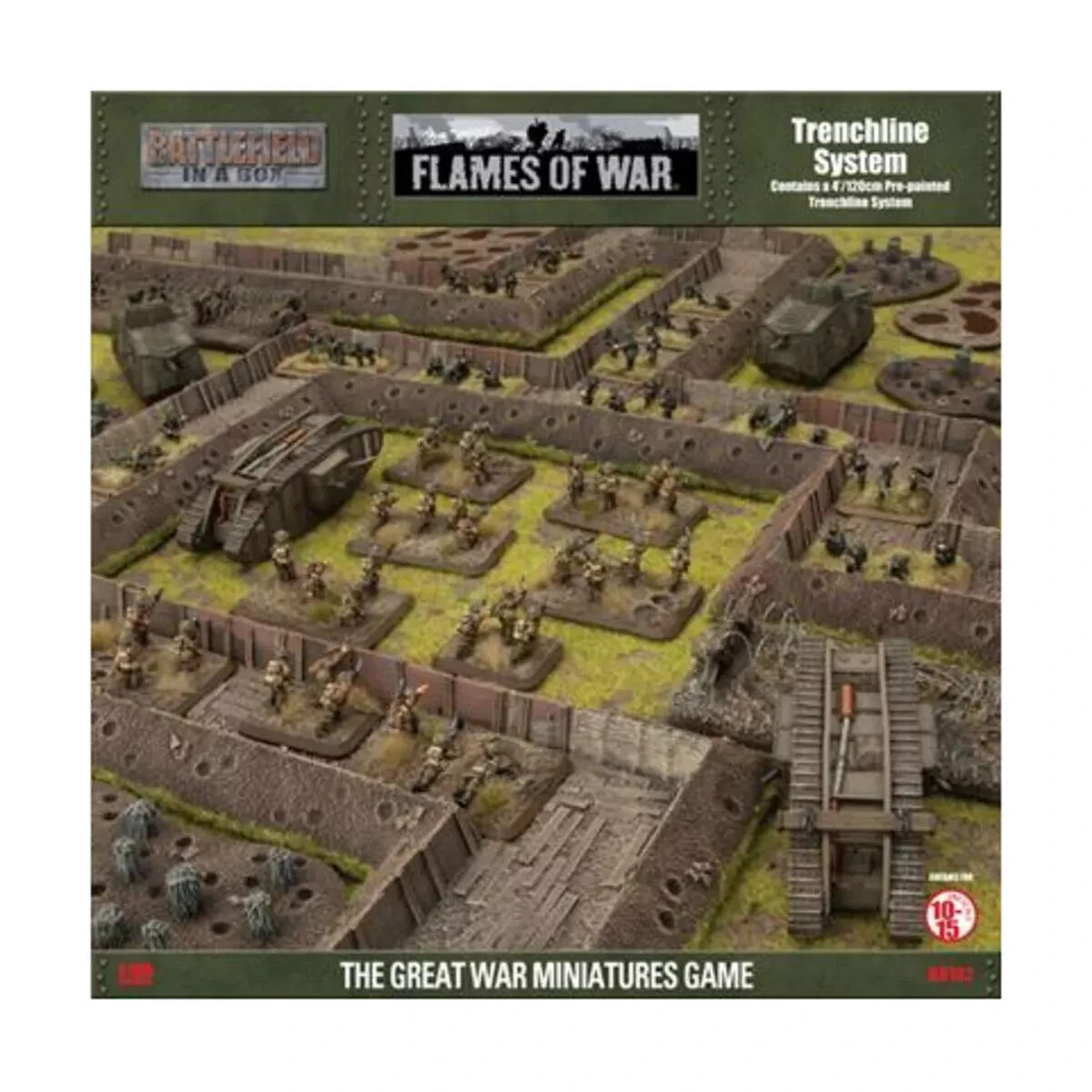 Великая война: Система траншей (x8) на местности (Пламя войны)