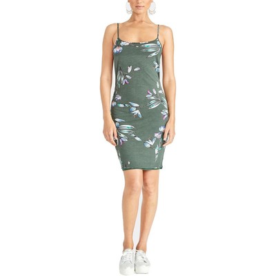 Женское мини-платье Rachel Rachel Roy в стиле Лурд Зеленый с цветочным принтом L BHFO 0112