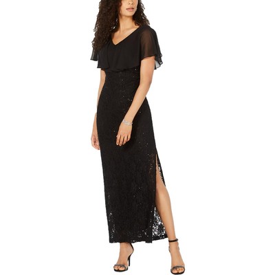 Женское кружевное вечернее платье Connected Apparel Petites BHFO 2970