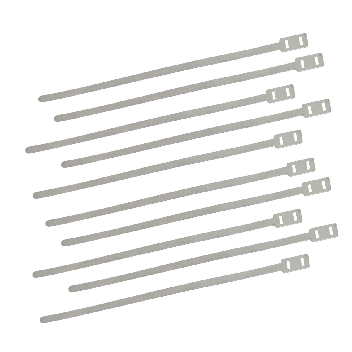 Lambretta Vespa Wiring Loom Cable Ties Aluminium Strap 10 Units  