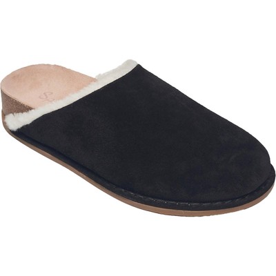 Великолепные женские черные шерстяные босоножки-слипоны Cora Mule 9 Medium (B,M) BHFO 0675